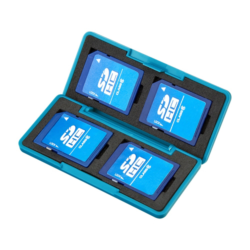 memorypack 4 sdhc sdxc memory card plastic box storage organizer album